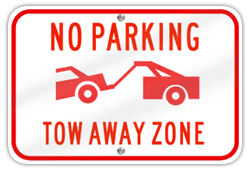 No Parking / Tow Away Zone